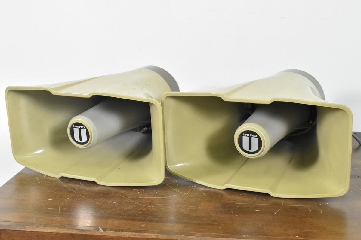 新しいスタイル UNI-PEX 自動車用 拡声器 2個 旧車會 電装品 - www 新しいスタイル UNI-PEX 自動車用 拡声器 2個 旧車會 電装品 - www
