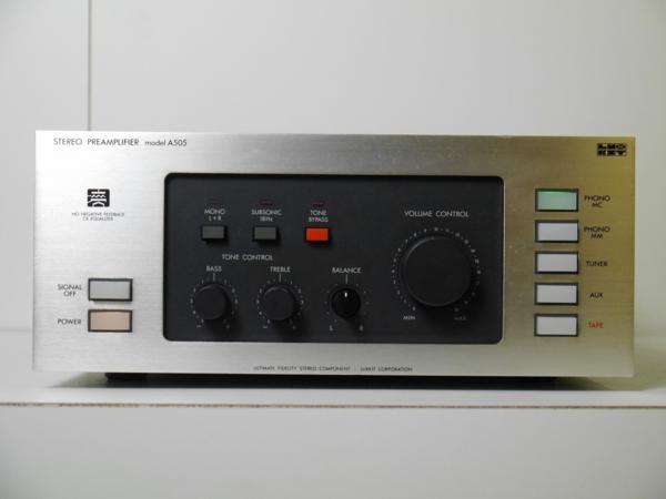 LUXMAN A505 真空管ラインプリアンプ-