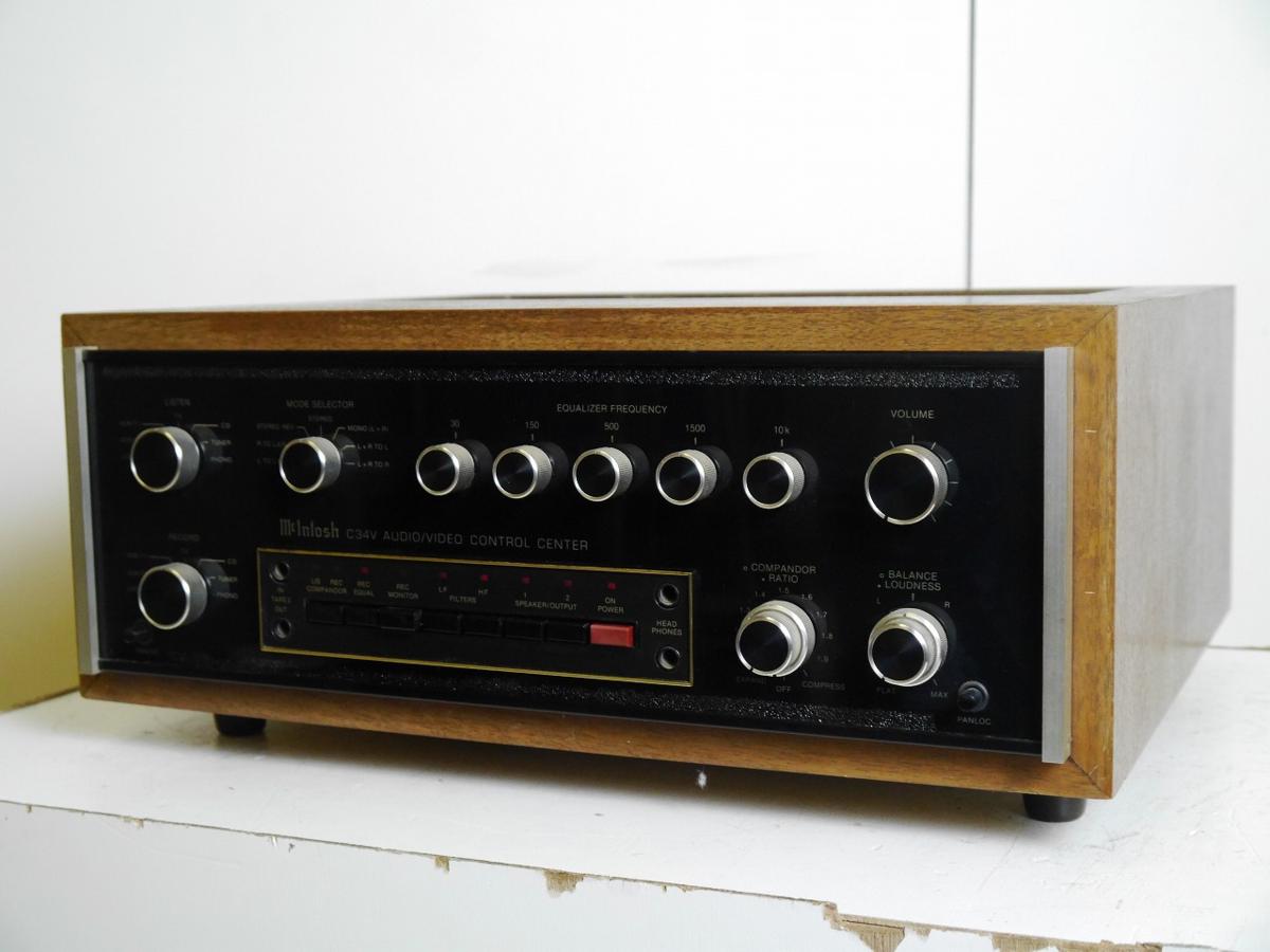 McIntosh C34Vの買取なら高額査定のオーディオの買取屋さんMcIntosh マッキントッシュ コントロールアンプ C34V 買取情報