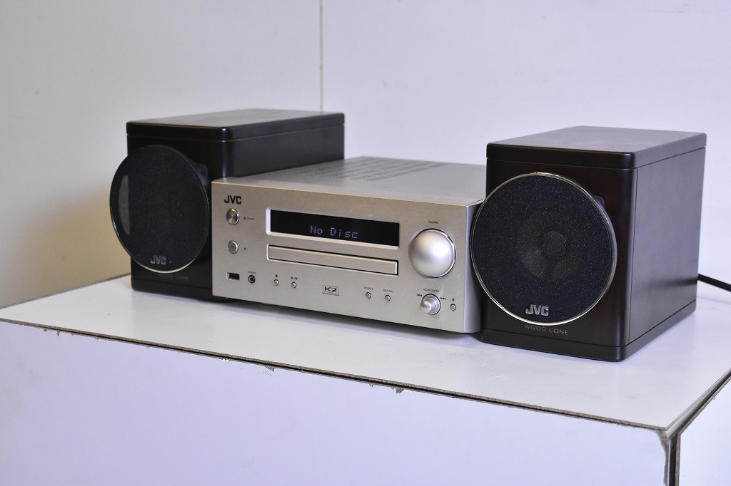 JVC コンパクトコンポーネントシステム CDレシーバー:CA-EXHR5 ウッド