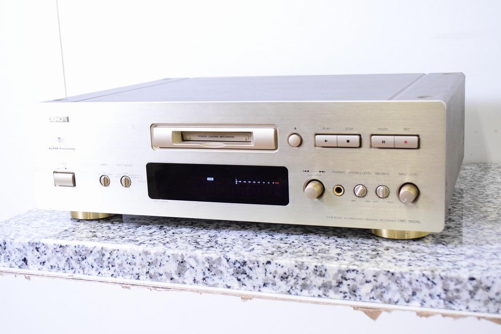 DENON ミニディスクrecorder DMD1800ALオーディオ機器 - アンプ