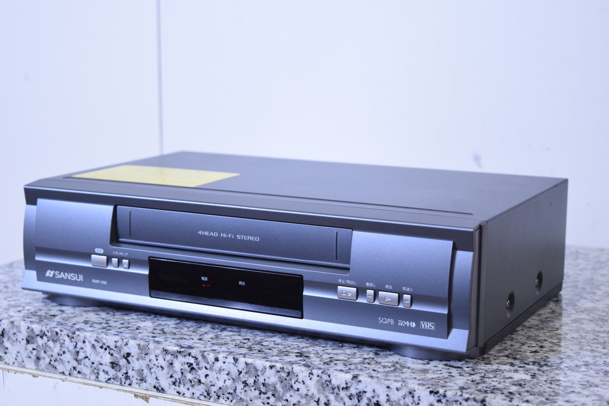 M】_SANSUI 再生専用ビデオデッキ VHSビデオプレーヤー RVP-100(中古 ...