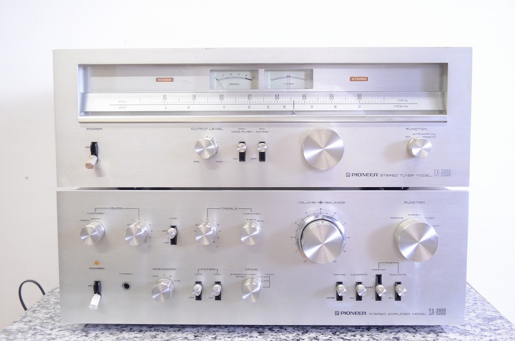 Pioneer パイオニア プリメインアンプ SA-8800 チューナー TX-8800 ...
