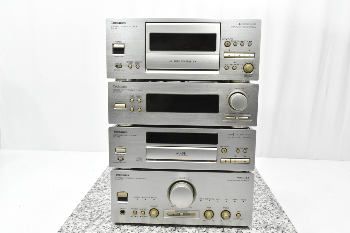 Technics テクニクス RS-BX70 SU-A70 ST-GT70 SL-P70 ステレオコンポ