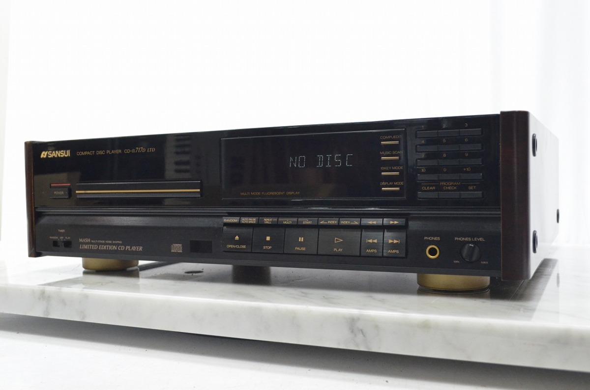 SANSUI/サンスイ CD-α717D LTD CDプレーヤー 買取情報 | オーディオの