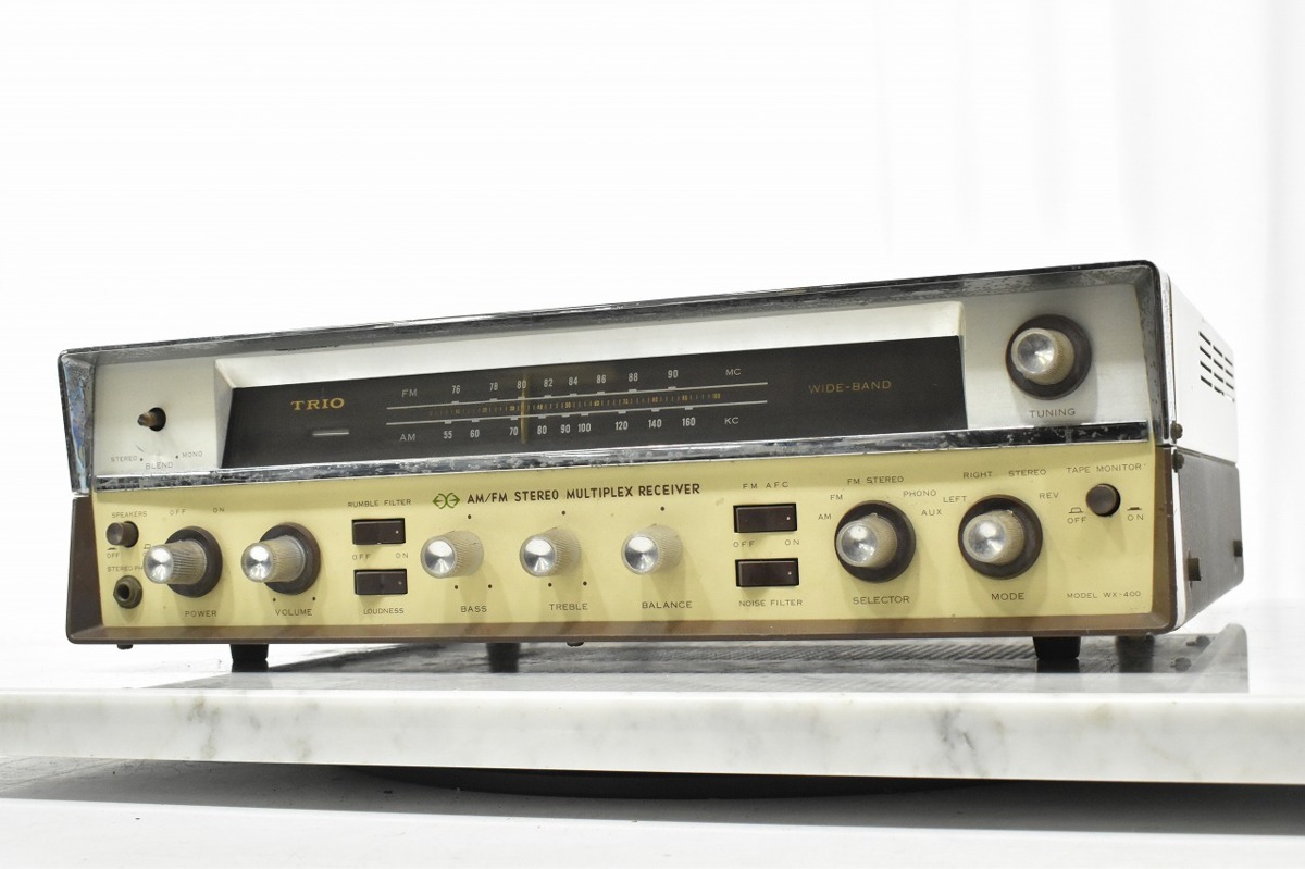 オーディオ機器 ラジオ TRIO トリオ AM/FM 真空管ステレオレシーバー WX-400 買取情報 
