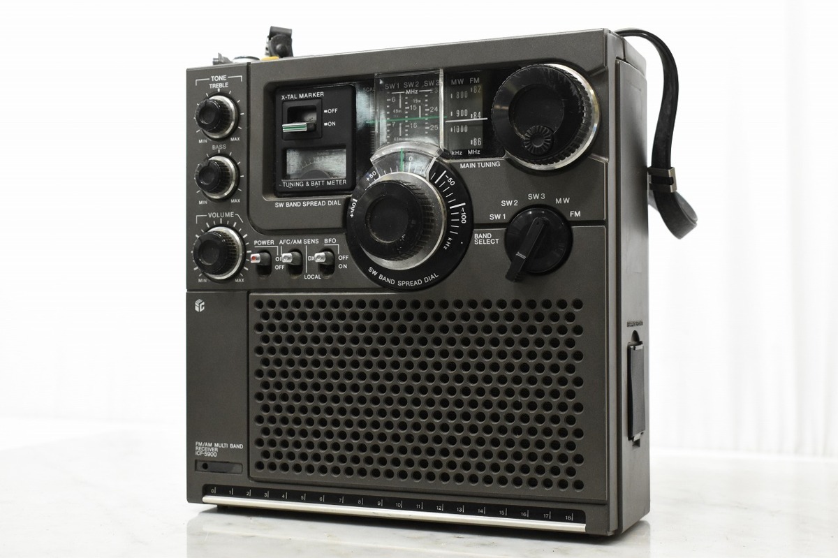 ソニー SONY ICF-5800 動作確認 レストア分解マニュアル付き BCL - ラジオ