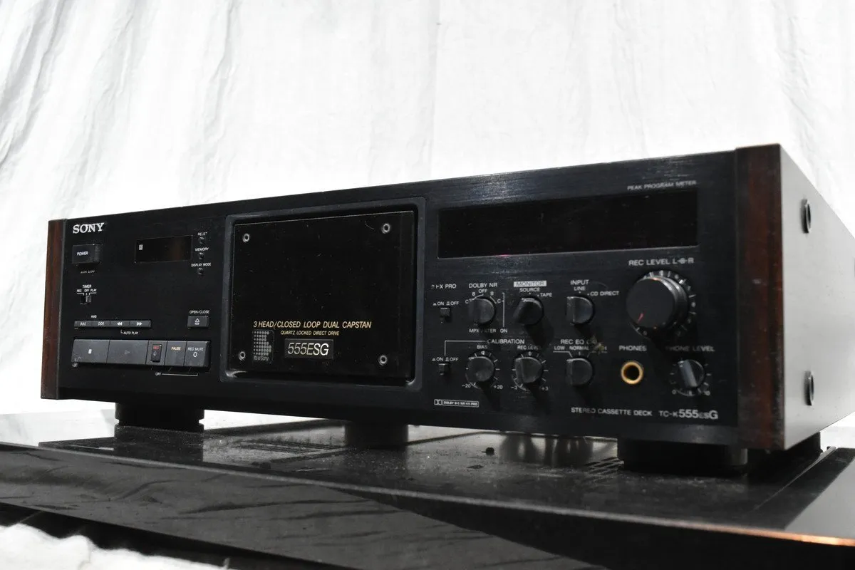 一流の品質 SONY/ソニー TC-K555ESG【ジャンク品 カセットデッキ ラジオ・コンポ